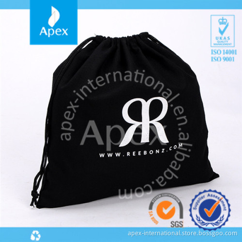 Promotional cotton drawstring dust shoe bag